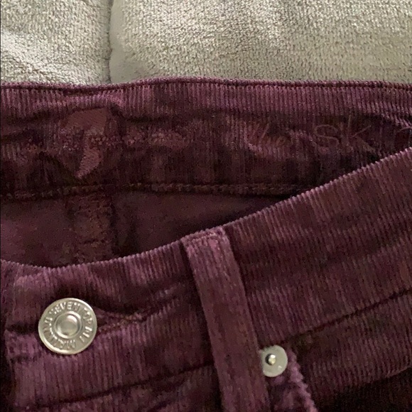 7 for all mankind corduroy skinny jeans - Picture 3 of 7